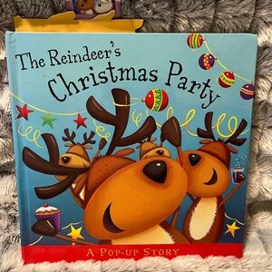The Reindeer’s Christmas party Pop-up Hardcover Book 🎄